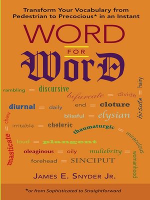 cover image of Word for Word